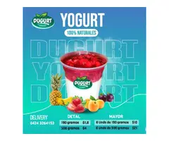 Yogurt Artesanal Turmero, Delivery