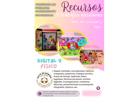 Recursos y trabajos escolares