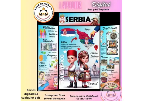 Lapbook de Serbia