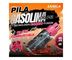 Pila Gasolina 2068 Carbo Fusion (Gazelle) + Filtro Gasolina con 3 meses de Garantía - 1