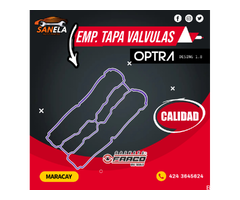 Empacadura Tapa Válvulas Chevrolet Optra Desing 1.8 marca FRACO (Maracay)