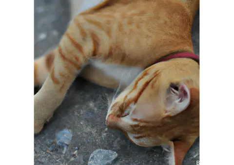 Se dona Gato hermoso amarillo