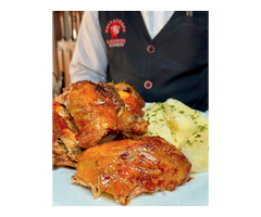 Pollo asado a la brasa EL CAMPESTRE