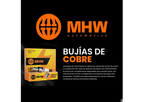 Bujias Cobre MHW Aveo, Optra, Lancer, Corolla,... Maracay