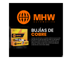 Bujias Cobre MHW Aveo, Optra, Lancer, Corolla,... Maracay