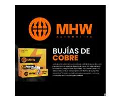 Bujias Cobre MHW Aveo, Optra, Lancer, Corolla,... Maracay