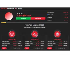 Plantilla TRON TRX minar en la nube (Crea tu sitio de minado y gana dinero)