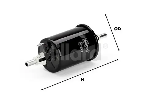 Filtro de Gasolina 619 (Aveo, Optra, Spark, Lanos, Matiz, Nubira, Tacuma, Epica...)