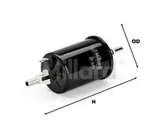 Filtro de Gasolina 619 (Aveo, Optra, Spark, Lanos, Matiz, Nubira, Tacuma, Epica...)