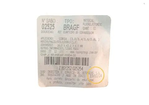 Estopera Cigueñal Delant Sabo Corsa 1.4 1.6 1.8 Meriva Palio Montana - 2/2