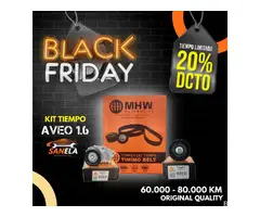 Kit Tiempo Aveo 60.000 a 80.000 Km (marca MHW 100% Americano)