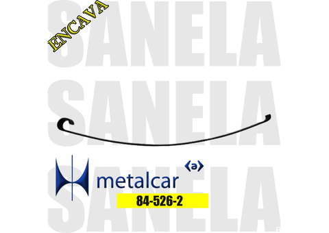 Hoja Ballesta 2da Delantera Encava 500 600 610 Chasis Largo 81-08***84-526-2