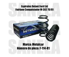 Espiral Ford Conquistador / Ltd / Fairlane Sedan Delantero precio:205$ el par - 1