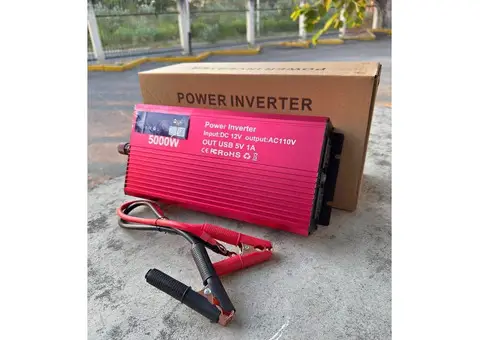 Inversor de corriente 5000W de 12 V a 120v