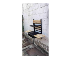 Parrillera de pared moderna