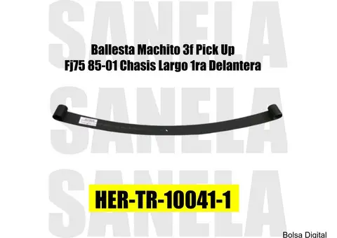 Ballesta Machito 3f Pick Up Fj75 85-01 Chasis Largo 1ra Delantera