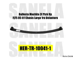 Ballesta Machito 3f Pick Up Fj75 85-01 Chasis Largo 1ra Delantera