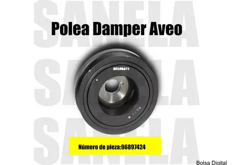 Polea Damper Chevrolet Aveo 1.6