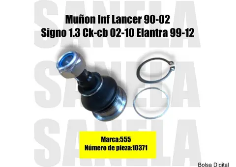 Muñon Inf Lancer 90-02 Signo 1.3 Ck-cb 02-10 Elantra 99-12