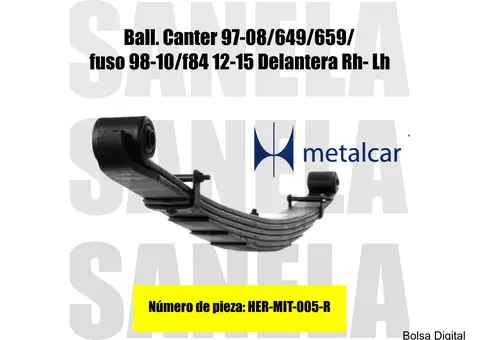 Ballesta Canter 97-08/fuso 98-10/f84 12-15 Del Lh-Rh