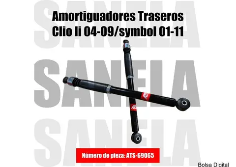 Amortiguadores Traseros Clio Ii 04-09/symbol 01-11