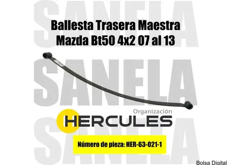 Ballesta  Maestra 1era Trasera Mazda Bt50 4x2 07 al 13