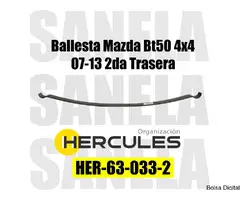 Ballesta Mazda Bt50 4x4 07-13 2da Trasera