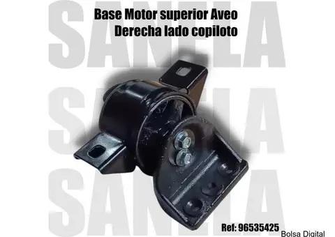 Base Motor superior Aveo Derecha RH 96535425