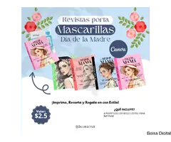 Revistas Porta Mascarillas Día de la Madre