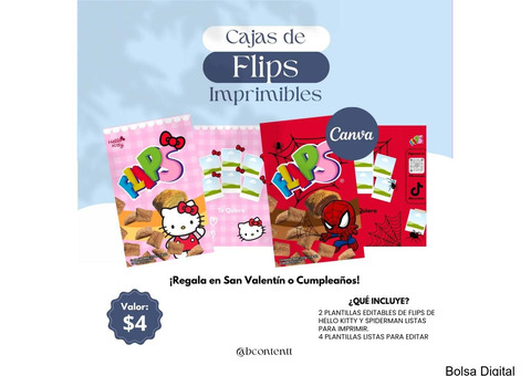 Cajas de Flips Personalizadas